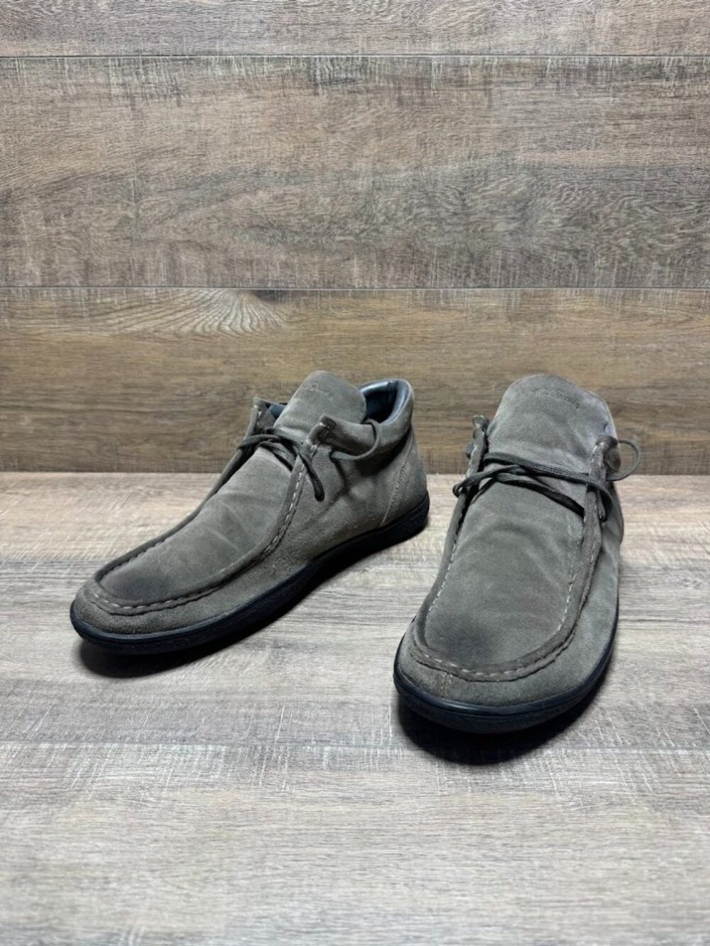 Thad Stuart Brown Suede Chukka Boots Men's Size EU 45